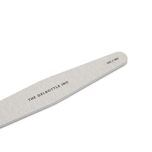 Make filing easier with our essential 120/180 5-pack of Nail Files.

Refine, remove and debulk the 120-grit side is great for removing gel polish and refining BIAB™ and use the 180-grit side to shape nails and refine gel polish or builder gel.