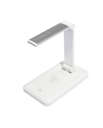 Discover the USB Flash Lamp by TGB. This innovative nail lamp features an ergonomic design, flexible rotating arm and quick-touch activation for continuous flash curing. This is the ultimate space-saver for salons and mobile nail techs alike.