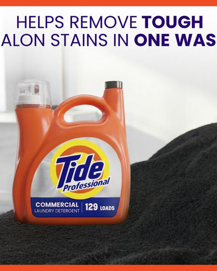 As a salon owner or professional, you understand the importance of a clean and inviting environment. Discover Tide Professional, a laundry solution specifically formulated for pros from America's #1 Trusted Laundry Detergent Brand*. From client towels to styling capes and colored aprons, Tide Professional is formulated to help remove salon stains in one wash, maintaining the quality of your textiles and enabling a fresh, professional atmosphere for your clients.