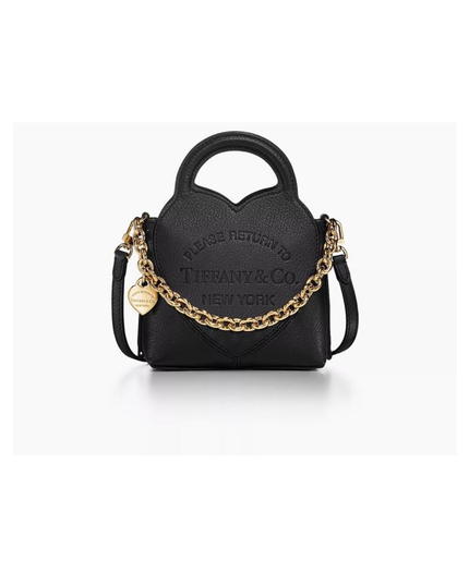 Tiffany & Co. - Return To Tiffany Micro Tote In Black Leather