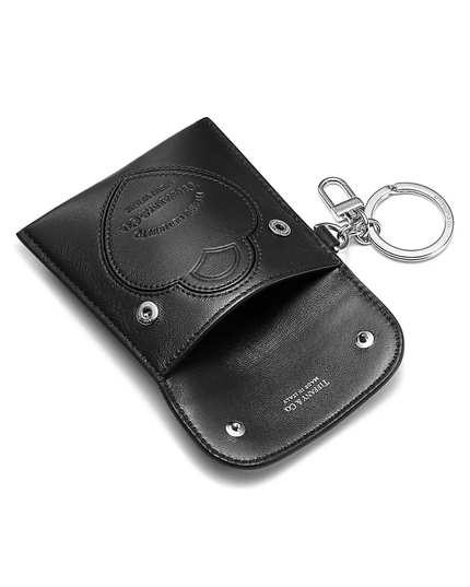 Tiffany & Co. - Return to Tiffany Pouch Bag Charm Black Leather