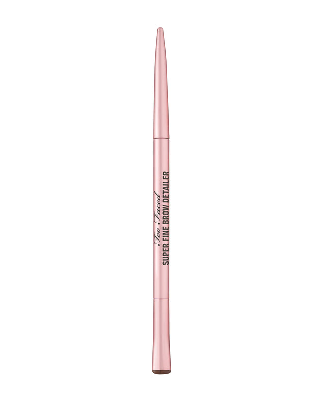 This micro-fine, bevel-tipped brow detailer eyebrow pencil delivers smooth, creamy color with precise strokes, making it possible to mimic a professional microblading effect. Define arches, fill sparse areas, and shape brows for a natural or dramatic look that’s waterproof, smudge proof, and super longwearing.