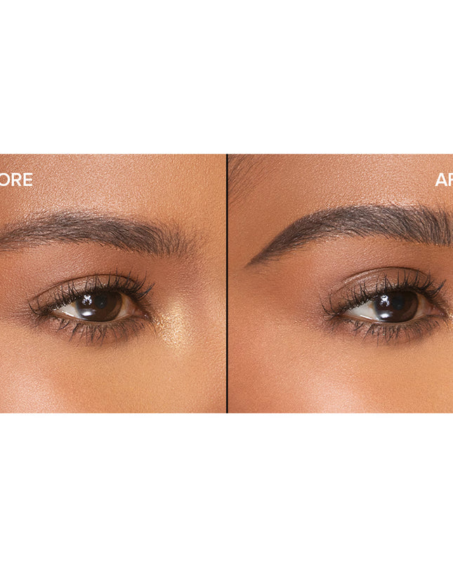 This micro-fine, bevel-tipped brow detailer eyebrow pencil delivers smooth, creamy color with precise strokes, making it possible to mimic a professional microblading effect. Define arches, fill sparse areas, and shape brows for a natural or dramatic look that’s waterproof, smudge proof, and super longwearing.