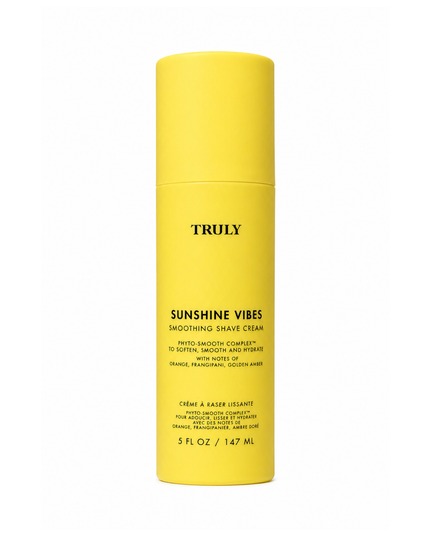 Bring sunshine to your shave routine with Truly Beauty Sunshine Vibes Smoothing Shave Cream — an ultra-creamy formula designed to deliver a close, smooth shave while keeping your skin soft, hydrated, and irritation-free.