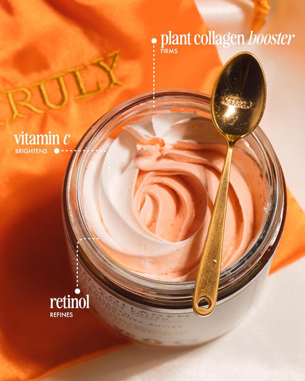 Buff your way to a smoother, brighter bod with our fluffy whipped polish. Helps to restore skin’s elasticity, giving skin a firmer feel and appearance.