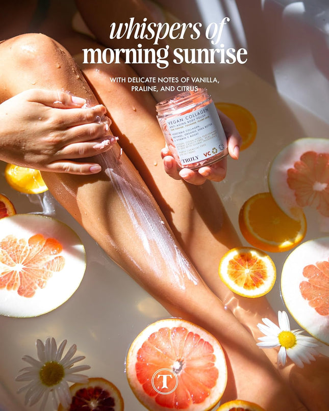 Buff your way to a smoother, brighter bod with our fluffy whipped polish. Helps to restore skin’s elasticity, giving skin a firmer feel and appearance.