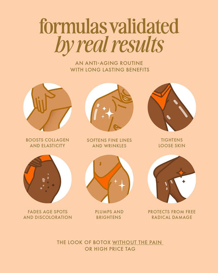 Buff your way to a smoother, brighter bod with our fluffy whipped polish. Helps to restore skin’s elasticity, giving skin a firmer feel and appearance.