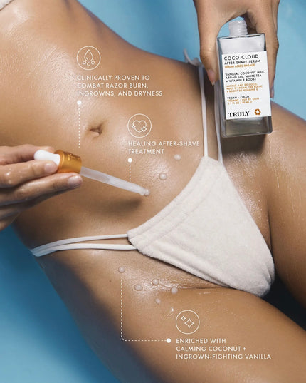 A luxurious after-shave serum that helps soothe skin.