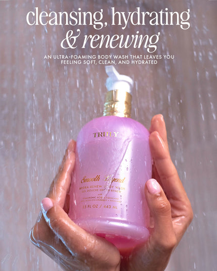 A luxurious, ultra-foaming body wash with hints of breezy pink jasmine and sea salt turns your shower into the ultimate sanctuary. Infused with hyaluronic acid and squalane to leave you feeling soft, clean, and hydrated.&nbsp;