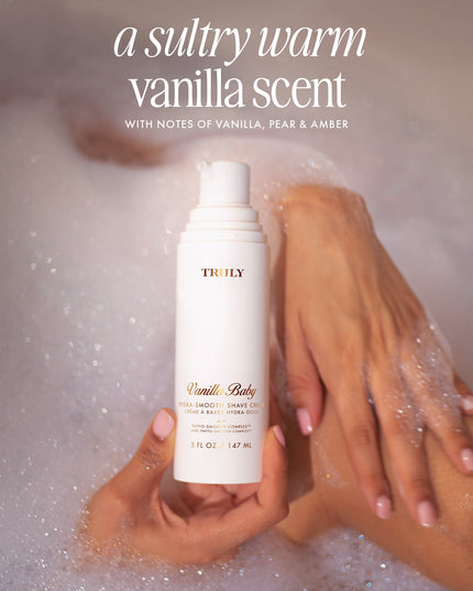 Meet the creamiest, dreamiest shave cream. Powered by Truly’s proprietary Phyto-Smooth Complex™, this jasmine-scented rich whip cushions skin with a protective moisture barrier for a close shave that leaves you irresistibly soft and smooth.