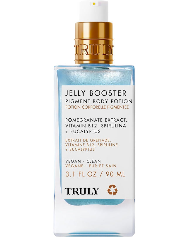 Jelly Booster Pigment Serum is an advanced formula of pomegranate extract and vitamin B12 to boost collagen production, spur skin cell regeneration, and improve the appearance of dark spots, hyperpigmentation, and acne scars.