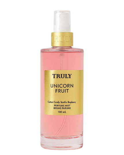 The much-requested fragrance version of Truly's bestselling Unicorn Fruit skincare line - featuring fruity notes of acai berries, matcha, and rose that coalesce into a sweet, signature scent.
