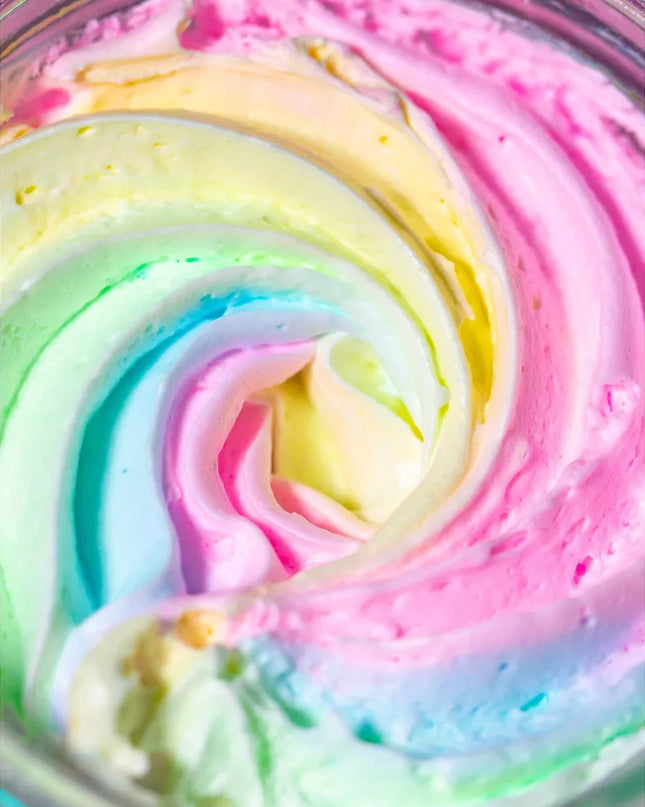 A polish so creamy and smells so delicious you could eat it... no, seriously. Unicorn Fruit Whipped Body Polish utilizes the soothing skincare benefits of matcha, chia, acai and rose for a self-care smoothie fit for a queen. It exfoliates, hydrates, and smooths skin all at once while targeting signs of aging.