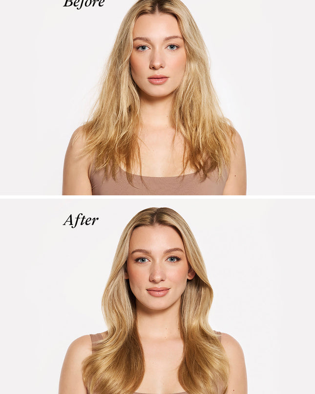A powerful, yet lightweight leave-in thermo mist that forms a protective shield around each strand to block humidity, lock in moisture, and seal in shine for a perfectly smooth, long lasting, and frizz-free finish.