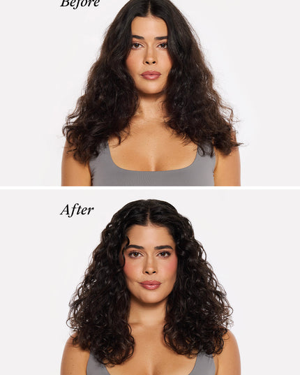 A powerful, yet lightweight leave-in thermo mist that forms a protective shield around each strand to block humidity, lock in moisture, and seal in shine for a perfectly smooth, long lasting, and frizz-free finish.