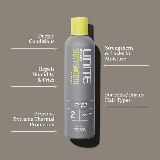 System Step 2 of 3: A highly penetrating conditioner formulated to deeply hydrate, strengthen, seal and protect hair.