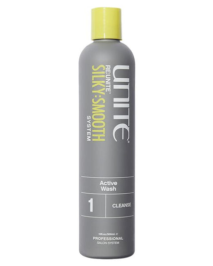 System Step 1 of 3: A specially formulated, sulfate-free shampoo designed to cleanse, reset, rebalance and protect hair.