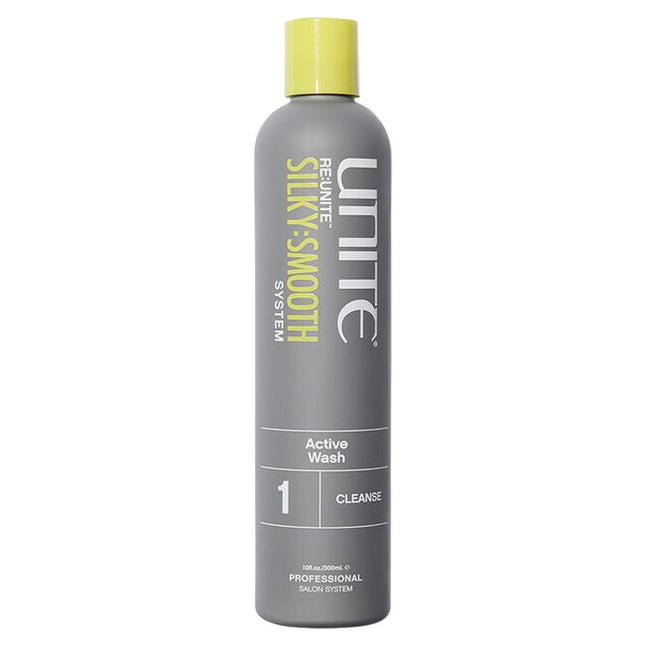 System Step 1 of 3: A specially formulated, sulfate-free shampoo designed to cleanse, reset, rebalance and protect hair.