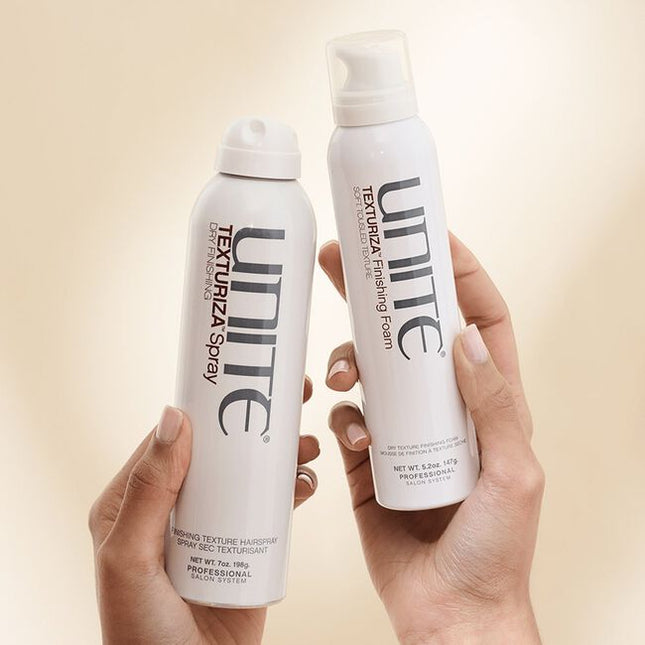 A quick-drying finishing foam designed to deliver effortless soft, tousled, texture with a frizz-free, satiny-sheen finish.