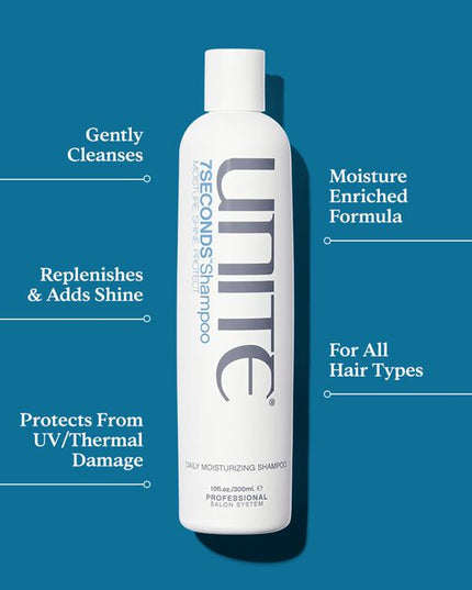 A moisture-enriched shampoo designed to cleanse, replenish and protect all hair types from UV/thermal damage.