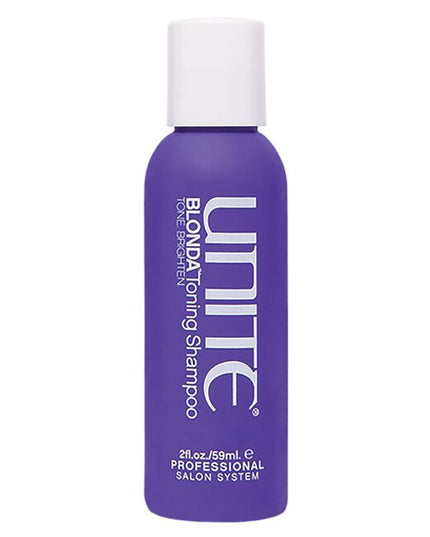 An ultra-violet toning shampoo designed to gently cleanse, lighten and brighten brassy blonde tones in just 60 seconds.