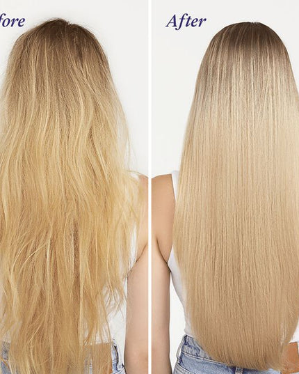 An ultra-violet toning shampoo designed to gently cleanse, lighten and brighten brassy blonde tones in just 60 seconds.