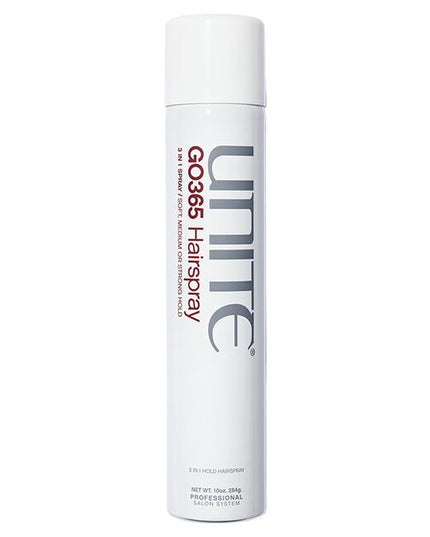 A 3-in-1, flake-free hairspray with an adjustable nozzle that delivers the exact hold for your style: soft, medium or strong.
