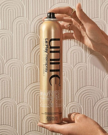 A flake-free, flexible-hold hairspray that delivers a light to medium hold with a natural satin finish. Hold factor equals 5.