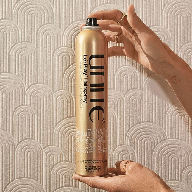 A flake-free, flexible-hold hairspray that delivers a light to medium hold with a natural satin finish. Hold factor equals 5.