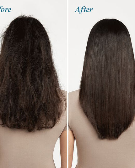 A long-lasting, anti-humectant finishing spray designed to control frizz, deliver shine and protect hair from UV/thermal damage.