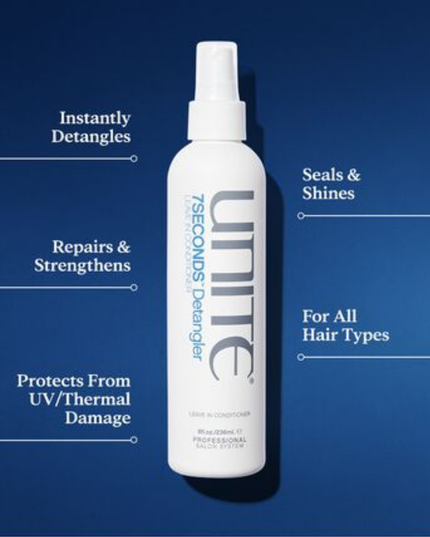 7SECONDS The Icons Kit Includes:
(1) 7SECONDS Shampoo, 10 fl. oz.
(1) 7SECONDS Conditioner, 8 fl. oz.
(1) 7SECONDS Detangler, 8 fl. oz.