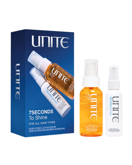 All Bright Duo Includes:
(1) - U Oil, 4 fl. oz.
(1) - 7SECOND Detangler, 2 fl. oz.
