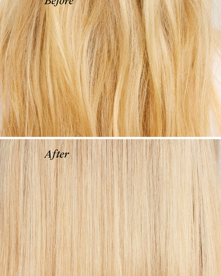 A deeply reparative toning treatment designed to repair, strengthen and tone brassy blonde hair in just one use.