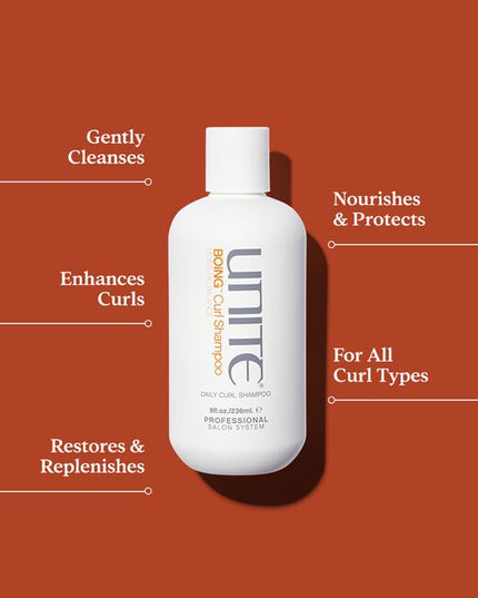 A coconut-enriched shampoo formulated to enhance curls by gently cleansing and restoring and strengthening the hair.