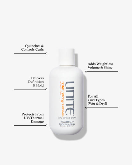 A moisture-enriched curl cream designed to deliver a mega-dose of hydration that defines, controls and protects unruly curls.