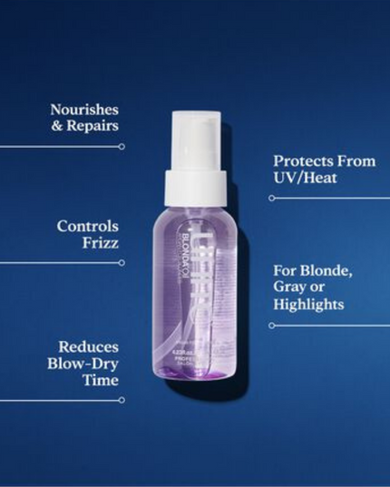 Blonde Bright Duo Includes:
(1) - 7SECONDS Detangler, 2 fl. oz.
(1) - BLONDA Oil, 4.23 fl. oz.