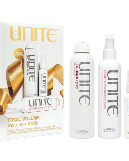 This locks lifting set includes a translucent texturizing spray that delivers instant volume, fullness and definition with a medium hold and matte finish, a volumizing spray that adds weightless volume and body, especially when applied with heat, and a travel-size leave-in conditioner that detangles, smooths, strengthens and protects hair from UV and thermal damage.