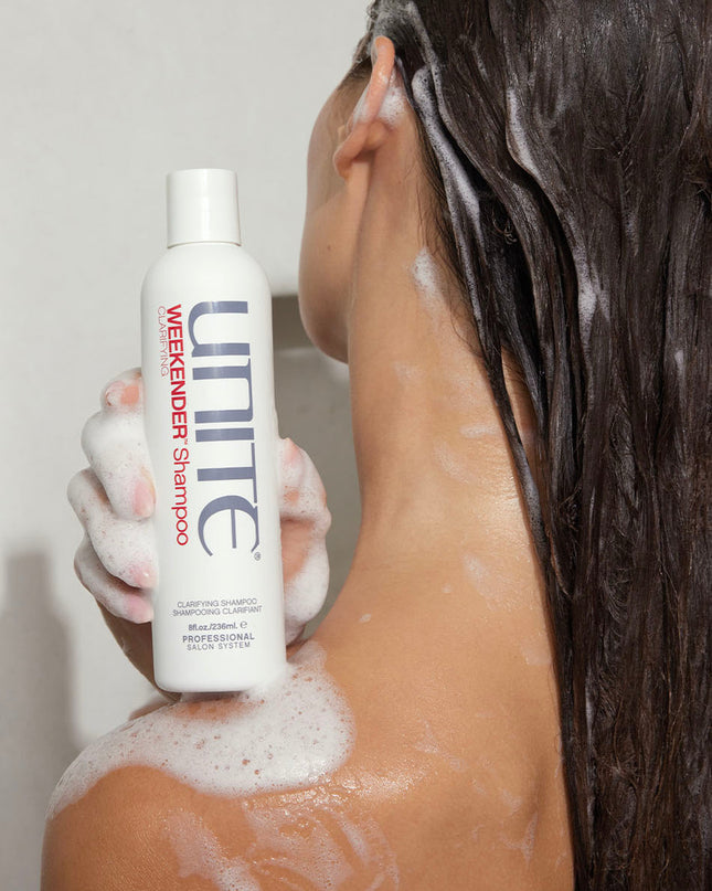 A clarifying shampoo that gently removes build-up and restores pH balance and softness. Use once a week for best results.