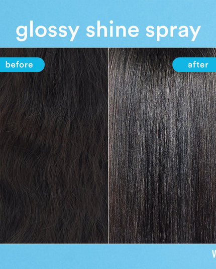 Let your inner sparkle shine with our Hydrate Collection best sellers kit perfect for dry, frizzy hair. PLUS get a Glossy Shine Spray bonus trial size for high-shine styling!