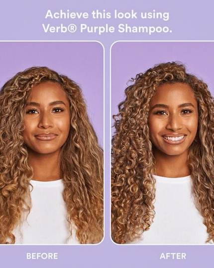 Purple shampoo cleanses and brightens to bring out your brightest blonde. Formulated with professional grade violet pigment and açai extract, this shampoo was designed to enhance cool tones and neutralize brassy hues in blonde, highlighted, gray and silver hair. Reduces brassiness by 24%.* 
