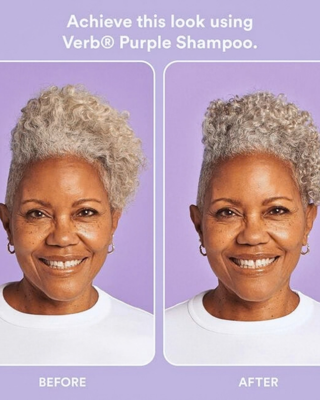 Purple shampoo cleanses and brightens to bring out your brightest blonde. Formulated with professional grade violet pigment and açai extract, this shampoo was designed to enhance cool tones and neutralize brassy hues in blonde, highlighted, gray and silver hair. Reduces brassiness by 24%.* 