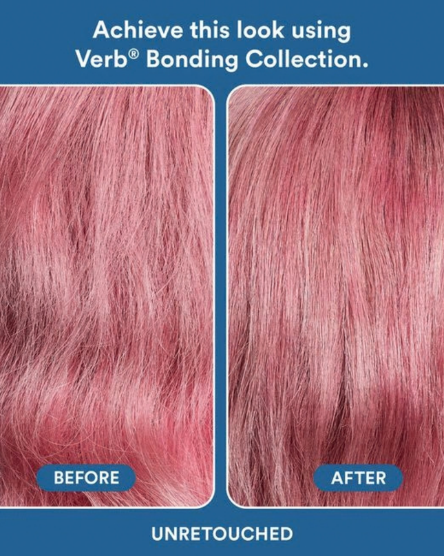 Verb® Bonding Shampoo helps repair damage and seal split ends for smoother, shinier and visibly healthier hair. Powered by the brand's amino-bond complex, red and brown algae and mafura butter, this shampoo is clinically proven to help strengthen damaged hair.