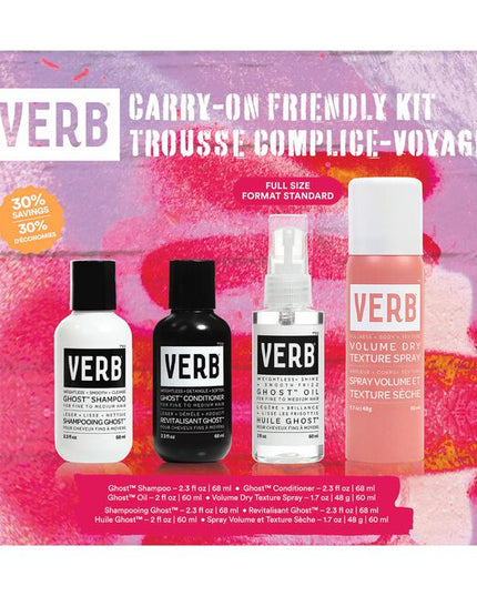 Make packing for your next vacation easier than ever with this perfect on-the-go kit. Featuring four Verb® bestsellers, you can go from daytime hair to nighttime styles, with ease.