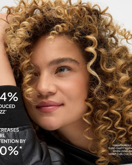 Verb® Curl Conditioner detangles waves, curls and coils while providing moisture and frizz control. Powered by the brand's proprietary SunflowerCurl™ Complex, cold-pressed golden jojoba oil and castor oil, this nourishing conditioner enhances manageability and definition.