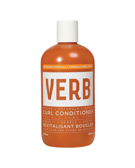 Verb® Curl Conditioner detangles waves, curls and coils while providing moisture and frizz control. Powered by the brand's proprietary SunflowerCurl™ Complex, cold-pressed golden jojoba oil and castor oil, this nourishing conditioner enhances manageability and definition.