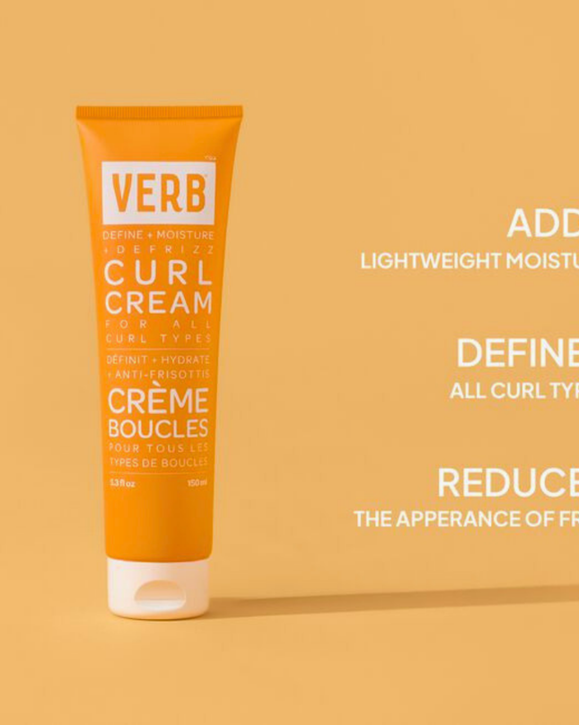 Verb® Curl Cream provides lightweight moisture, definition and frizz control for waves, curls and coils. Powered by the brand's proprietary SunflowerCurl™ Complex, cold-pressed golden jojoba oil and castor oil, this formula adds hydration for touchably soft hair.