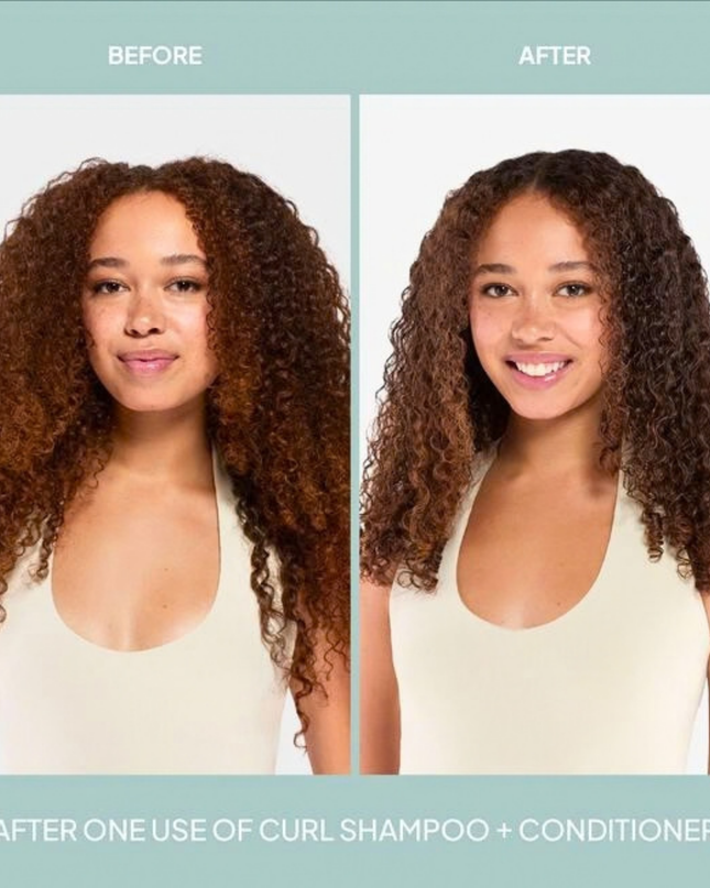 Verb® Curl Shampoo gently cleanses waves, curls and coils. Powered by the brand's proprietary SunflowerCurl™ Complex, cold-pressed golden jojoba oil and castor oil, this nourishing shampoo enhances manageability and definition.