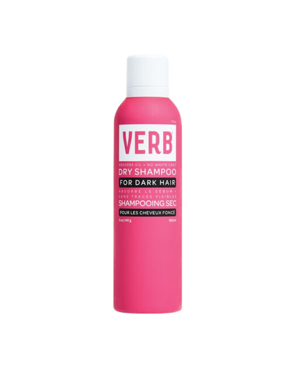 Verb® Dry Shampoo Dark refreshes hair, extends style and boosts body. Powered by pomegranate extract, bilberry extract and rice starch to absorb oil and odors while cleansing hair. This formula is earth-toned to disappear in brown, red and darker hair colors. No benzene detected.*