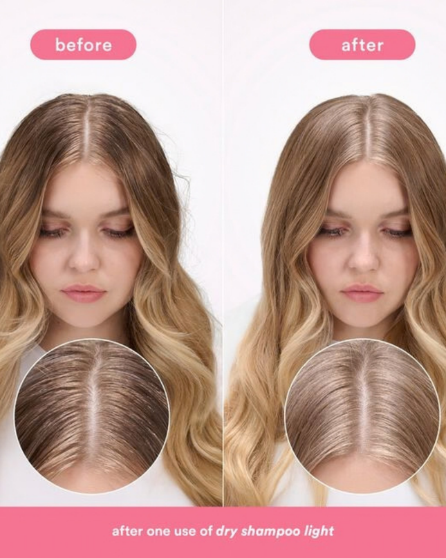 Verb® Dry Shampoo Light refreshes hair, extends style and boosts body. Powered by pomegranate extract, bilberry extract and rice starch to absorb oil and odors while cleansing hair. This formula is tinted purple to disappear in blonde and lighter hair colors. No benzene detected.*