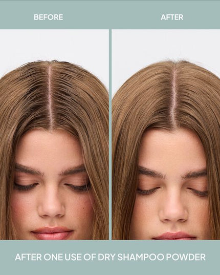 Dry Shampoo Powder is formulated with tapioca starch to refresh hair, remove excess oil and boost body. Redesigned with a new applicator, this talc-free formula absorbs oil and sebum to re-energize your look on the spot.